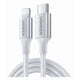 thumbnail image 1 of Cable Cargador Usb C Ugreen - Carga Rapida Y Datos Para iPhone - Color Silver De 2 Metros - Pd 20w 480 Mbps Certificacion Mfi - Para iPhone / iPad / AirPods..., 1 of 1