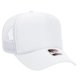 thumbnail image 1 of Gorra Alldayshirts 5 paneles con malla trasera estilo camionero, blanca, talla única, 1 of 3