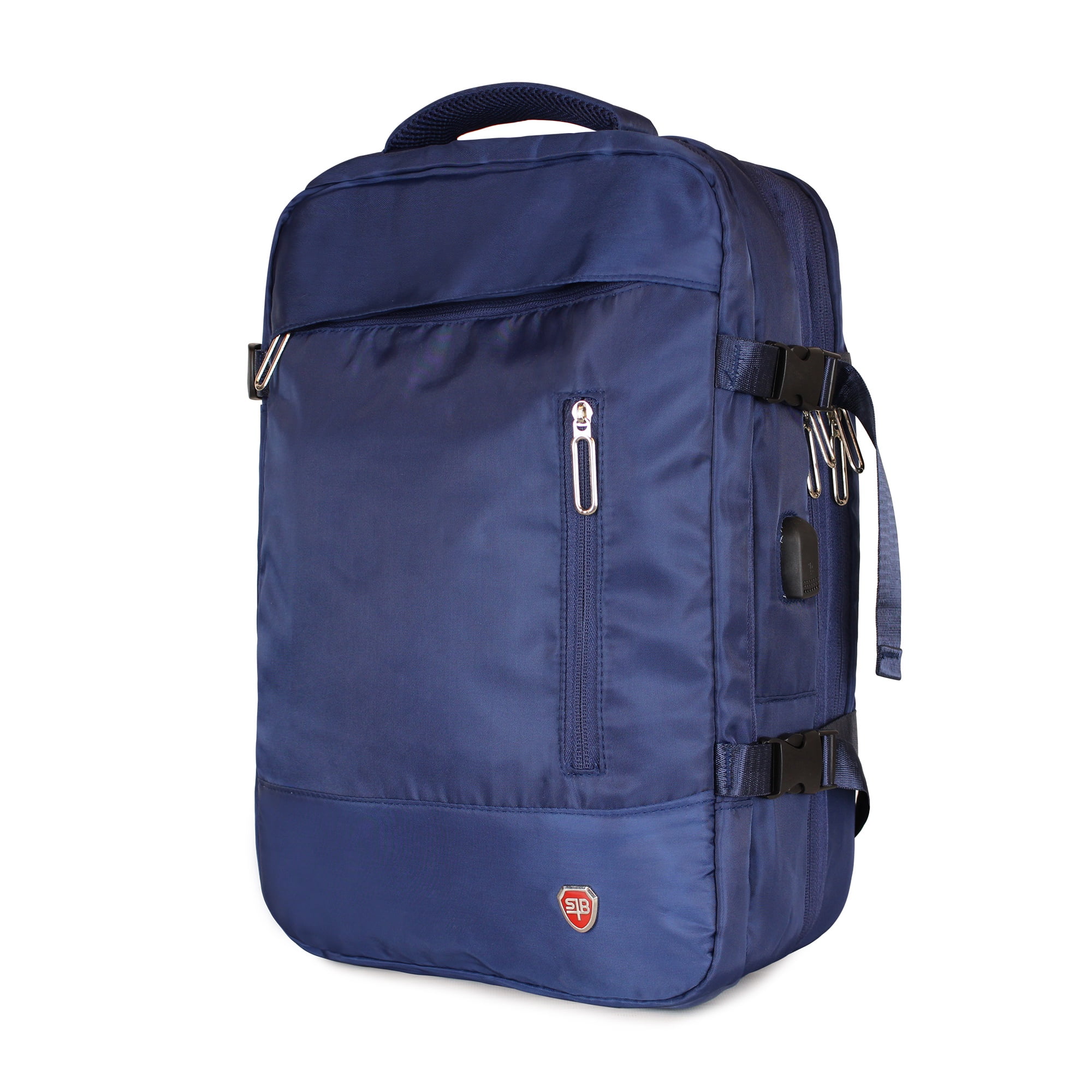 Swiss Bag - Mochila De Viaje (cabina Avión) Viral Azul Con Usb