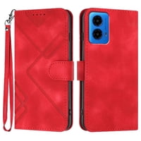 Funda Foxdock Para Motorola Moto G45 – Tipo Libro Con Soporte, Billetera, Correa Y Diseño Elegante