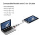thumbnail image 2 of Cable 3 en 1 Spaseeba para Graphic Tablet Artist 10-16 (2.ª generación), 2 of 4