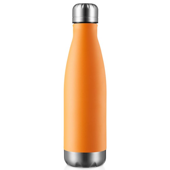 Botella de Agua MEWAY 500 ml Acero Inoxidable Naranja