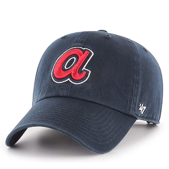 Gorra 47 Atlanta Braves Navy Cooperstown Clean Up para adulto