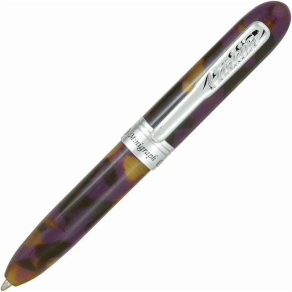 Bolígrafo Conklin Minigraph Purple Dunes con Recambio