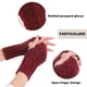 thumbnail image 3 of Guantes sin dedos de punto con cable elástico y acanalado para mujer, 3 of 5