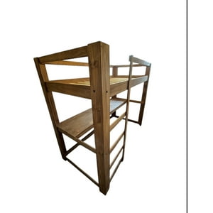 Myr - Cama Alta Con Escritorio Plaza Y Media