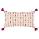 thumbnail image 1 of Almohada Rizzy Home geométrica de 36 x 66 cm con relleno de plumón y algodón, 1 of 4