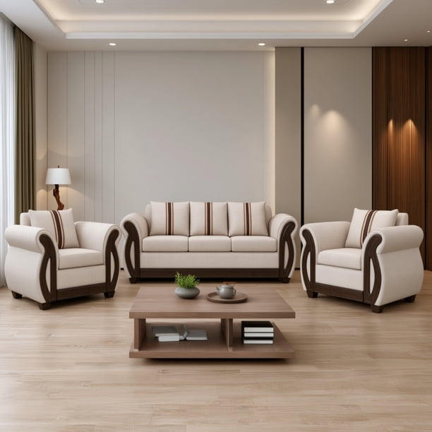 JUEGO DE LIVING ISIDORA 3.1.1 BEIGE
