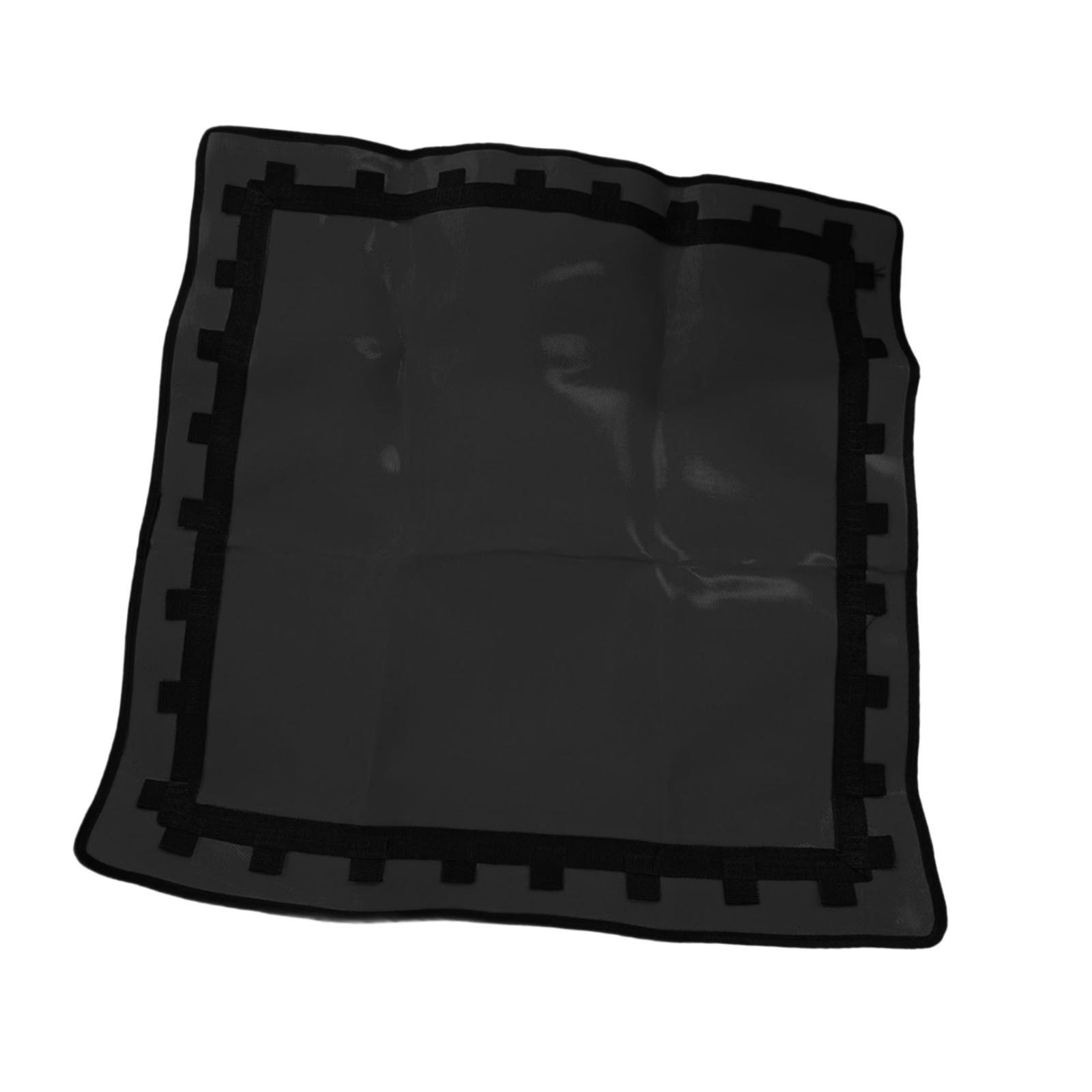 Magideal - Colchoneta De Trampolín, Almohadilla De Salto, Piezas Profesionales, Confiables, Reemplazo Práctico, Equipo De Tela De Salto Para Gimnasia En Casa Y A Negro