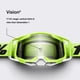 thumbnail image 4 of Gafas 100% Strata 2 Moto/MTB negras con lente plateada espejada, 4 of 7