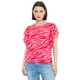 thumbnail image 1 of Blusa Mujer Vuelos Print Cebra Color Corona, 1 of 5