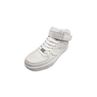 Vinnys Outlet - Botín Escolar Blanco Velcro