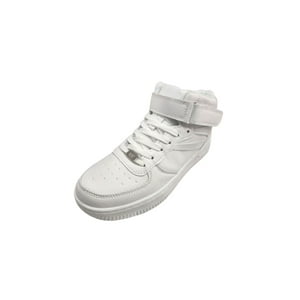 Vinnys Outlet - Botín Escolar Blanco Velcro