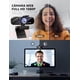thumbnail image 3 of Cámara Web Full HD con Micrófono Integrado y Trípode Giratoria, Video 1080P y Cámara de Ángulo Amplio, Cubierta de Privacidad,, 3 of 3