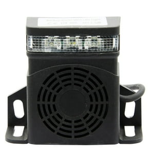 Thunder - Alarma Retroceso 9-80V 107Db Con Led Negro