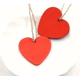 thumbnail image 1 of 10 Piezas corazones de madera Adornos navideños - Norplat, 1 of 3