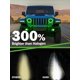 thumbnail image 4 of Faro delantero UNI‑SHINE LED de 18 cm con halo verde – 2 unidades, 4 of 9