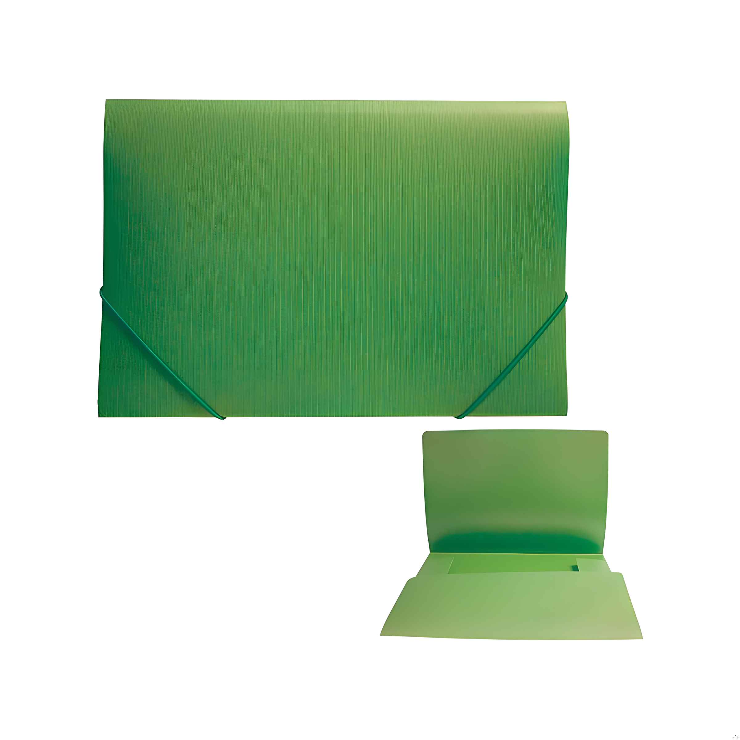Datazone - Carpeta Cartera Con Elástico Verde