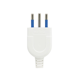 thumbnail image 1 of Enchufe Macho 2P + T 10A 250V Blanco, 1 of 3