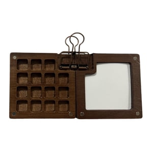 Bothyi - Paleta De Acuarela Portátil En Caja Mini Paleta De Acuarela Para Estudiantes Gouache 15 Cuadrículas