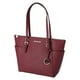 thumbnail image 5 of Cartera Michael Kors Womens Charlotte Large Saffiano Leather TopZip Tote Bag 35F0SCFT3L-denim, 5 of 7