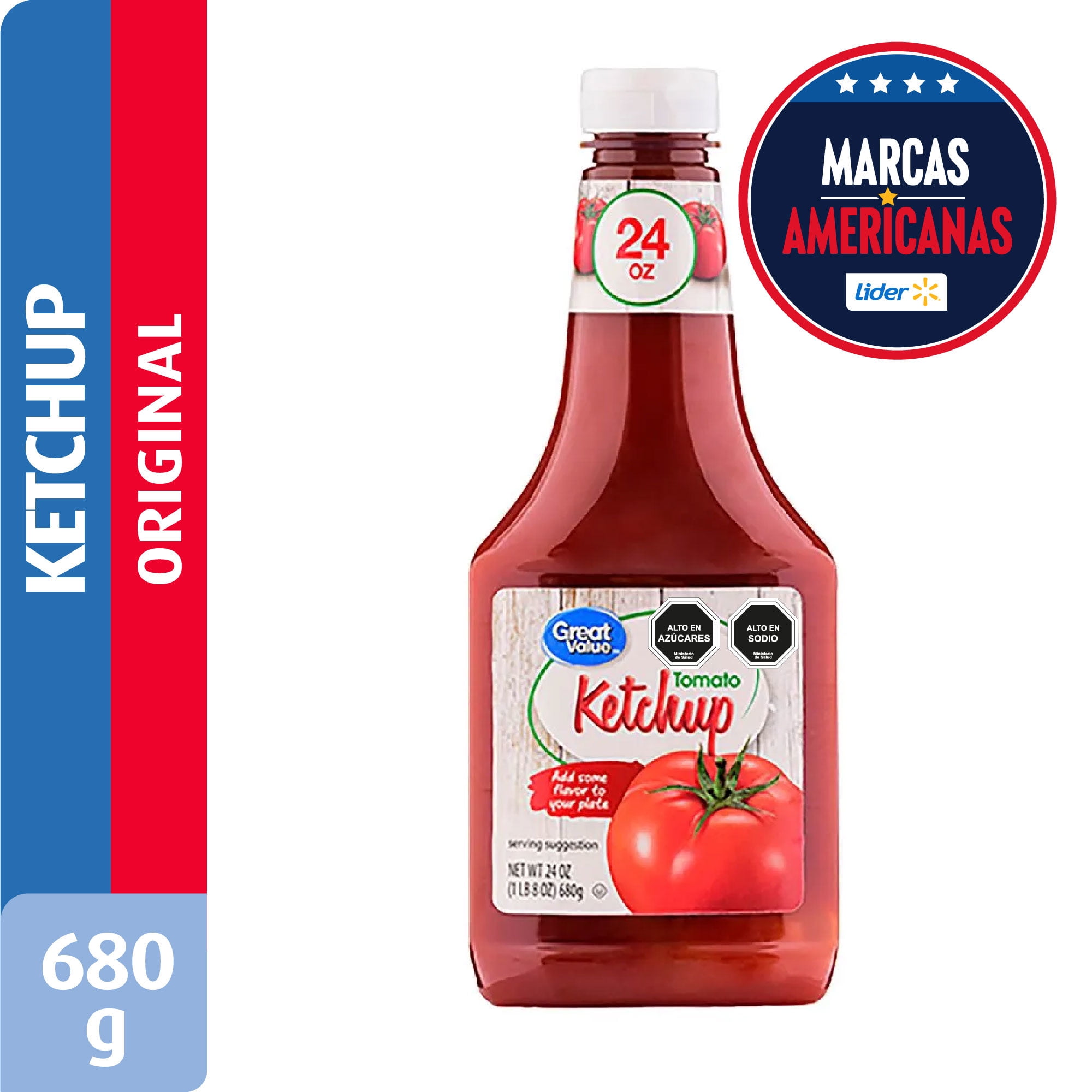 Ketchup Squeeze 680 g Great Value