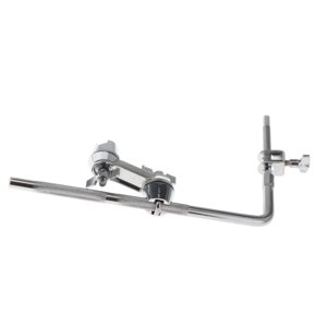 Magideal - Soporte De Cencerro Montura Para Batería Acústica Fijación Metálica Accesorio De Percusión Con Sujeción Firme Y Estable Adecuado Para Actuaciones Y C 27 X 185 Cm