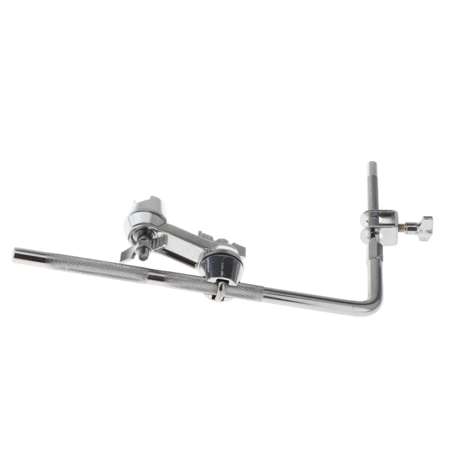 Magideal - Soporte De Cencerro Montura Para Batería Acústica Fijación Metálica Accesorio De Percusión Con Sujeción Firme Y Estable Adecuado Para Actuaciones Y C 27 X 185 Cm