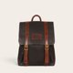 thumbnail image 3 of Mochila Unisex de Cuero Natural Trancura OLKI - Negro, 3 of 5