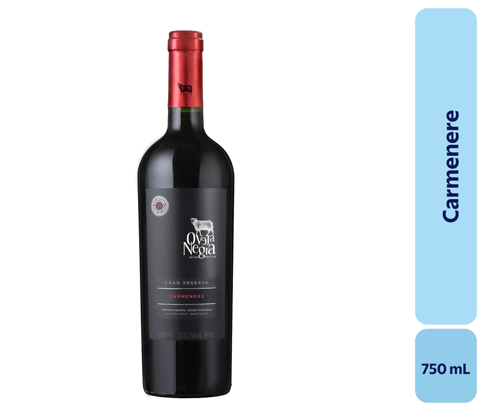Vino Carménère Botella 750 mL Oveja Negra