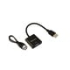 thumbnail image 2 of Cable Adaptador Conversor Hdmi Macho A Vga Hembra Y Audio, 2 of 4