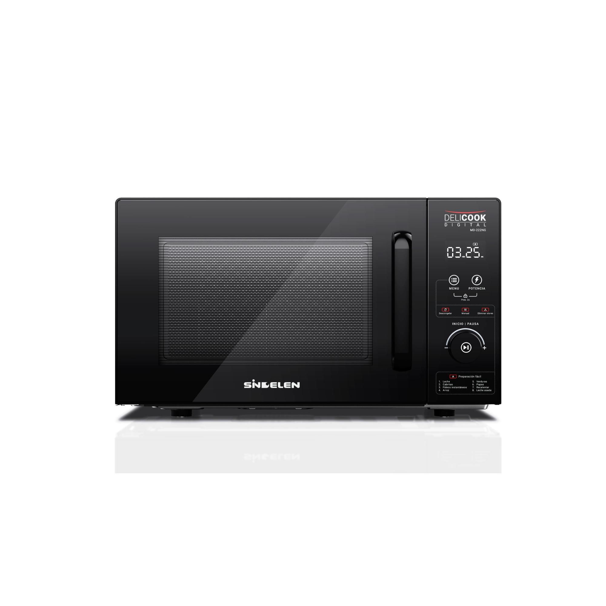 Microondas Sindelen 20L Digital Negro Md-222Ng