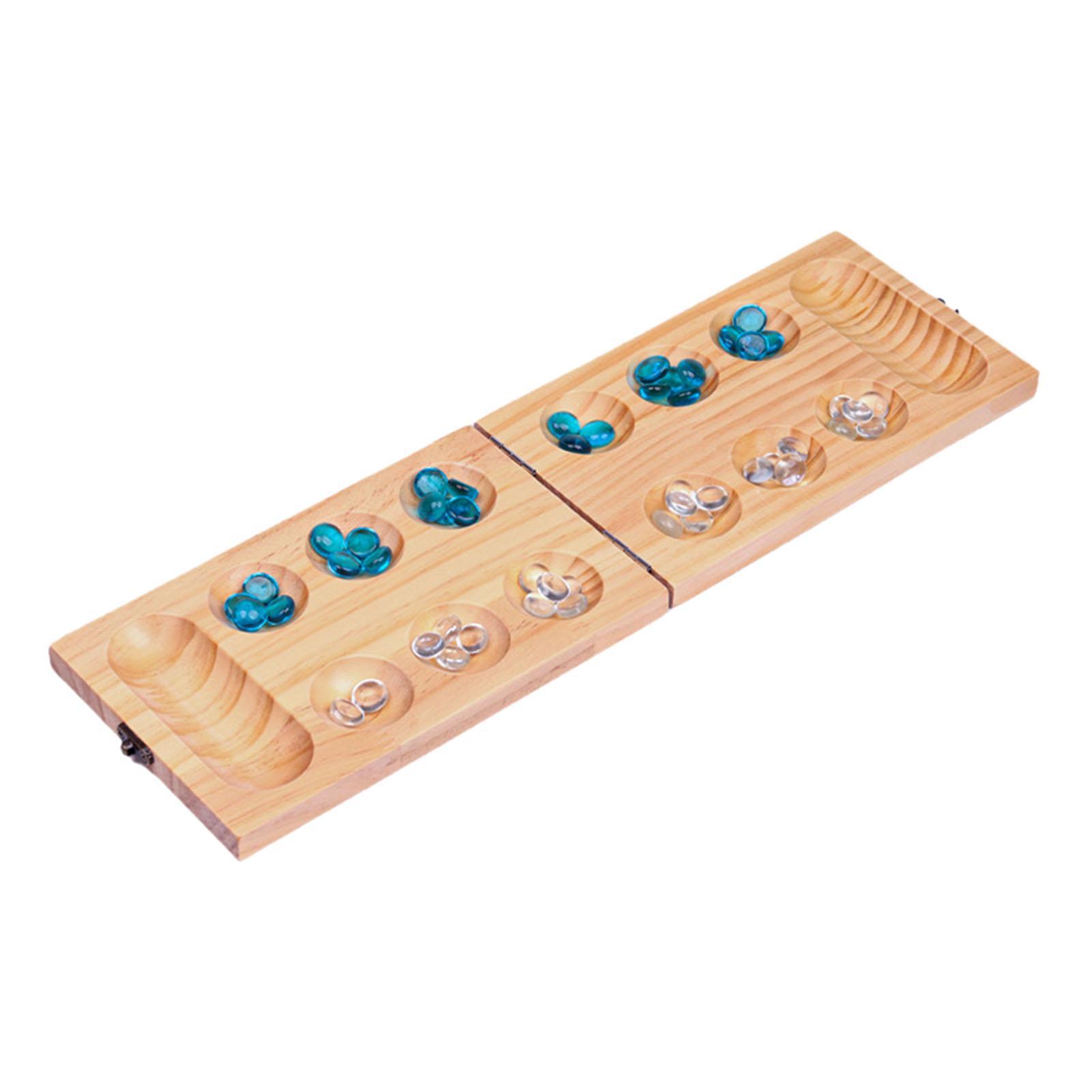 Bothyi - Juego De Mesa Mancala De Madera Para Adultos Y Niños, Cuentas Multicolores Para Fiesta De Adultos