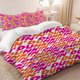 thumbnail image 1 of 3pcs Vibrant DUNKIN Design Printed Bedding Set Soft and Comfortable Suitable for All Seasons, 1 of 5