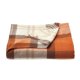 thumbnail image 1 of Manta Lavish Home 150 cm x 183 cm Naranja Especiado a Cuadros, 1 of 8