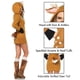 thumbnail image 3 of Vestido de forro polar Costume Leg Avenue, acogedor, color beige, para mujer, 3 of 4