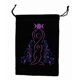 thumbnail image 1 of Bolsa de Tarot KHEOPS Diosa Bordada en Terciopelo Negro 13x18 cm, 1 of 2