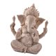 thumbnail image 1 of Estatua Hindú De La Deidad Del Buda Ganesh Sentado En Piedra Arenisca Tallada A Mano 10x9x13cm, 1 of 5