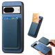 thumbnail image 1 of Funda de Cuero Magnética con Tarjetero para Google Pixel 8A Cubierta Delgada Azul, 1 of 5