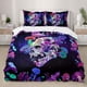 thumbnail image 1 of Skull and Viper Snake Pattern Duvet Quilt Cover Bedding Pillowcase 3-Piece Bedding Set, 1 of 5