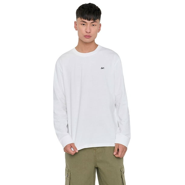Polera Hombre M/L Blanco Corona