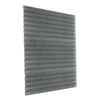 Bothyi - Cortinas Plisadas Opacas Para Ventanas, Transpirables, Para Oscurecer Habitaciones, Montaje Sencillo, Color Gris Xl