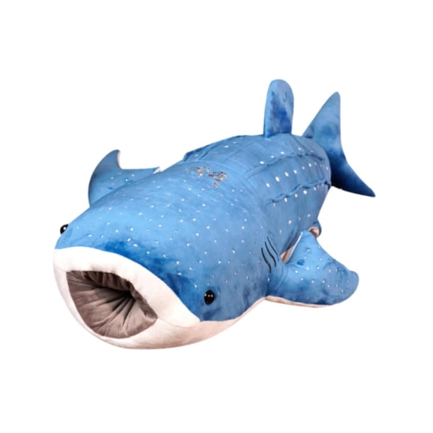 Animal de peluche de tiburón, juguete de peluche, regalo para niños, cojín cómodo, muñeca encantadora de peluche, decoración para la decoración de la 100 centímetros