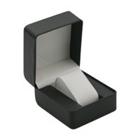 Ioensy - Caja De Almacenamiento Para Un Solo Reloj, Caja De Reloj Portátil Multifuncional Con Forro Suave, Color Negro