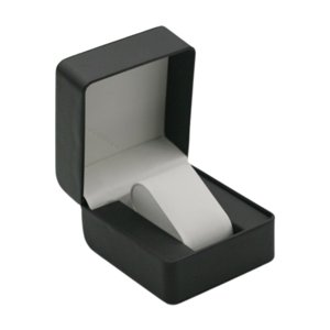 Ioensy - Caja De Almacenamiento Para Un Solo Reloj, Caja De Reloj Portátil Multifuncional Con Forro Suave, Color Negro