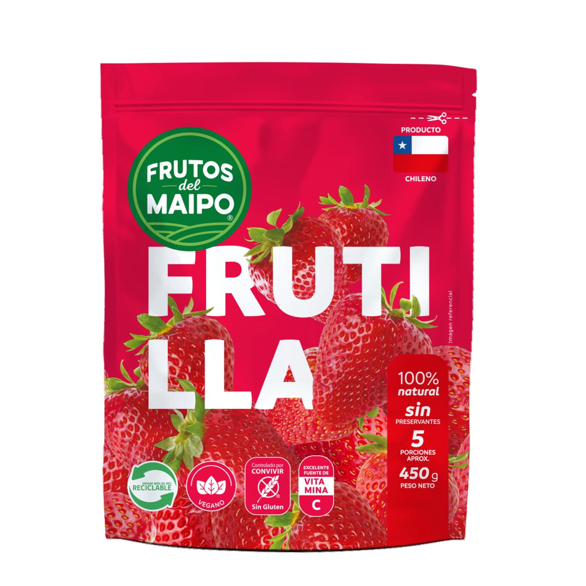 Frutillas Congeladas 450 g Frutos Del Maipo