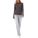 thumbnail image 2 of INSPIRE CHIC Blusa a Rayas para Mujer Cuello Alto Camiseta de Manga Larga Casual Túnica de Punto XL Rojo Gris, 2 of 6