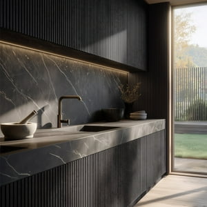 Masisa - Revestimiento Micro Ripado 15 Magma 2480X218Mm