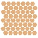 thumbnail image 2 of 50 Piezas De Tablero De Corcho, Tablero De Alfileres Para Pared Con Respaldo Adhesivo, Posavasos Hexagonales DIY, 2 of 5
