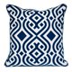 thumbnail image 1 of Almohada cuadrada geométrica azul 50x50 cm de la colección Parkland, 1 of 1